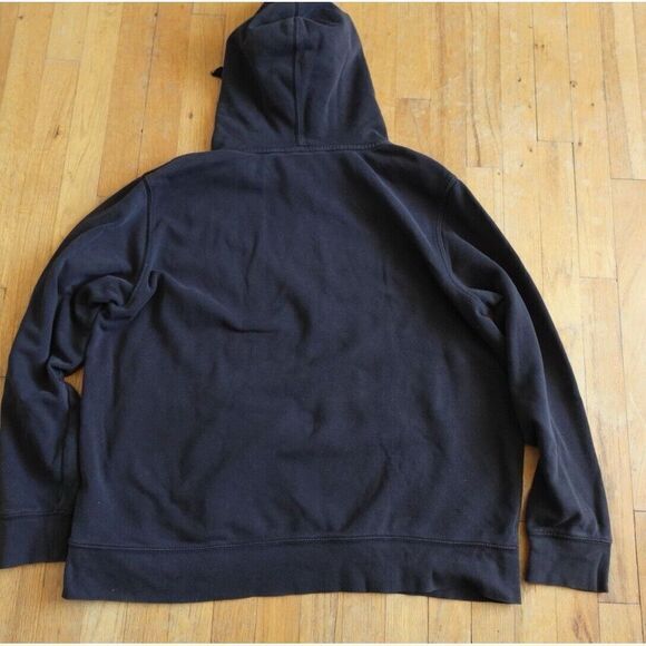 The North Face Sweatshirt Hoodie XL Black Pullover Dome Logo Spellout Sweater - Picture 5 of 8